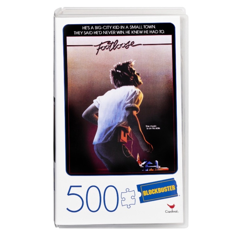 TT: Footloose Blockbuster VHS Video Case 500-Piece Puzzle